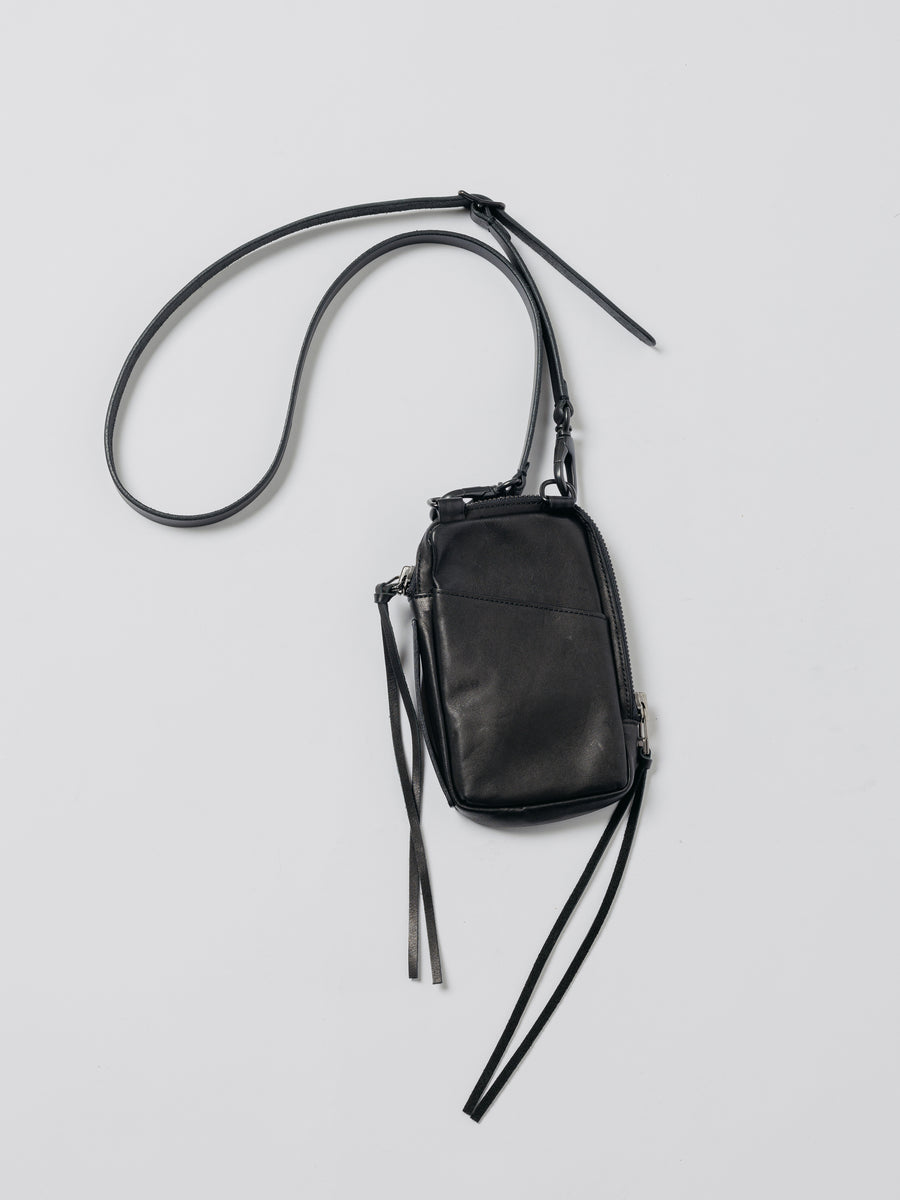 THE VIRIDI-ANNE （ザ ヴィリディアン）TVA 23FW LEATHER NECK POUCH（ レザーネックポーチ） – The  Viridi-anne