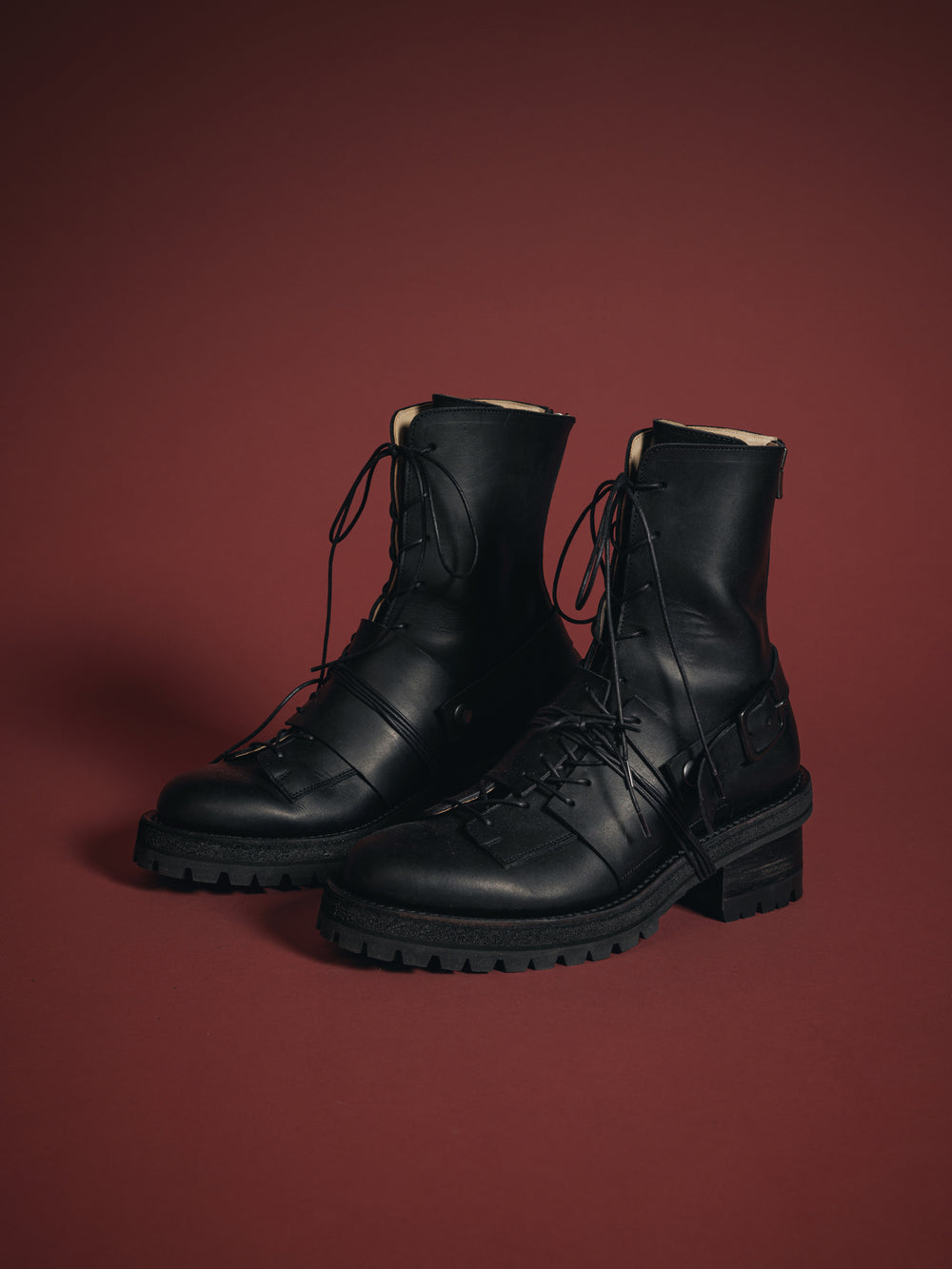 THE VIRIDI-ANNE（ザ ヴィリディアン） TVA 23FW LAYERED LACE UP ...