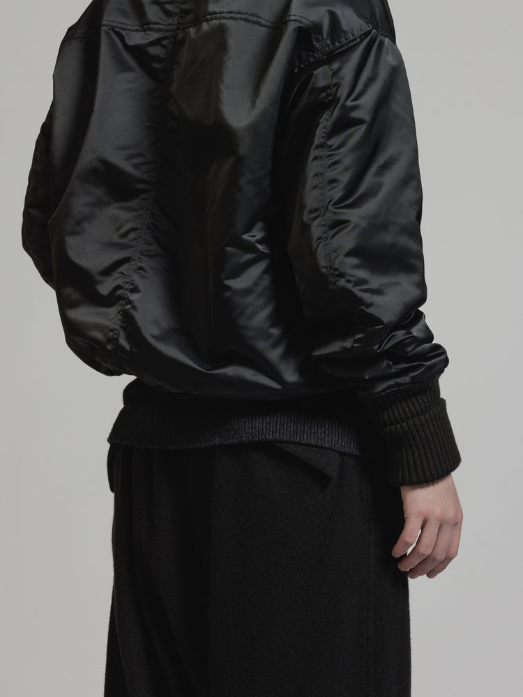 
                  
                    WATER-REPELLENT NYLON BOMBER JACKET
                  
                