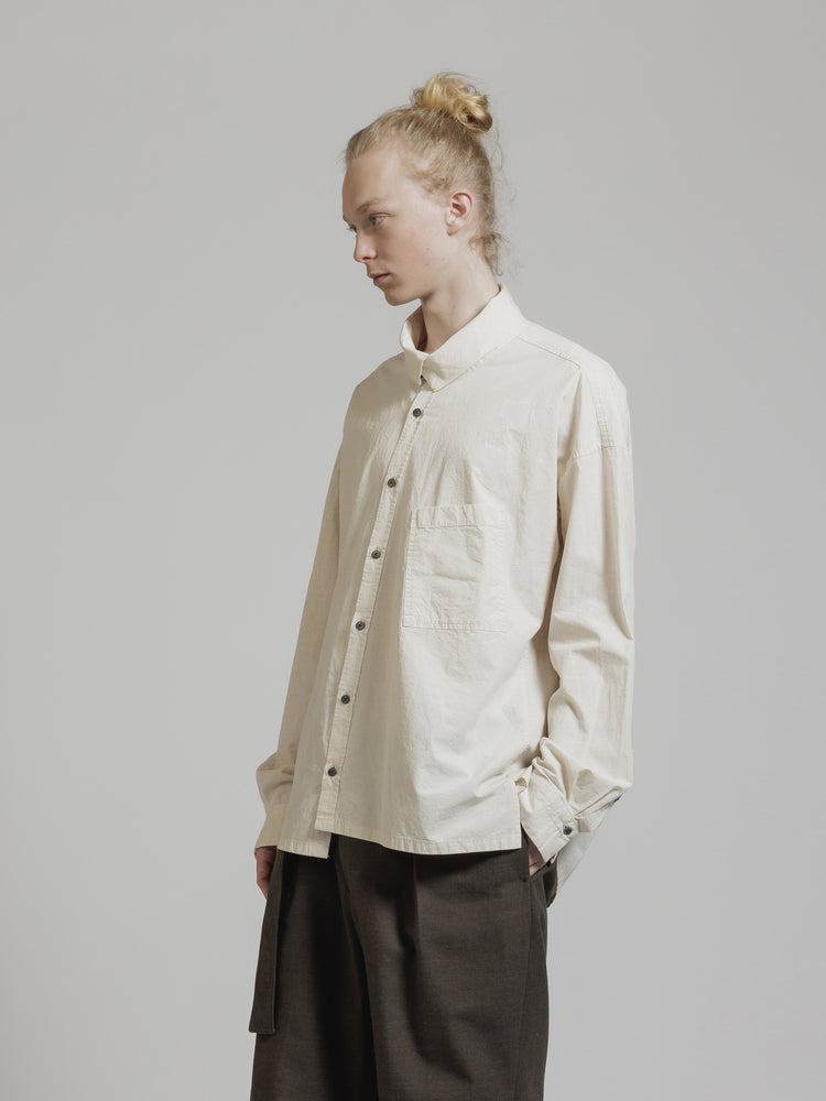 
                  
                    DIAGONAL OPEN HIGH NECK SHIRT
                  
                