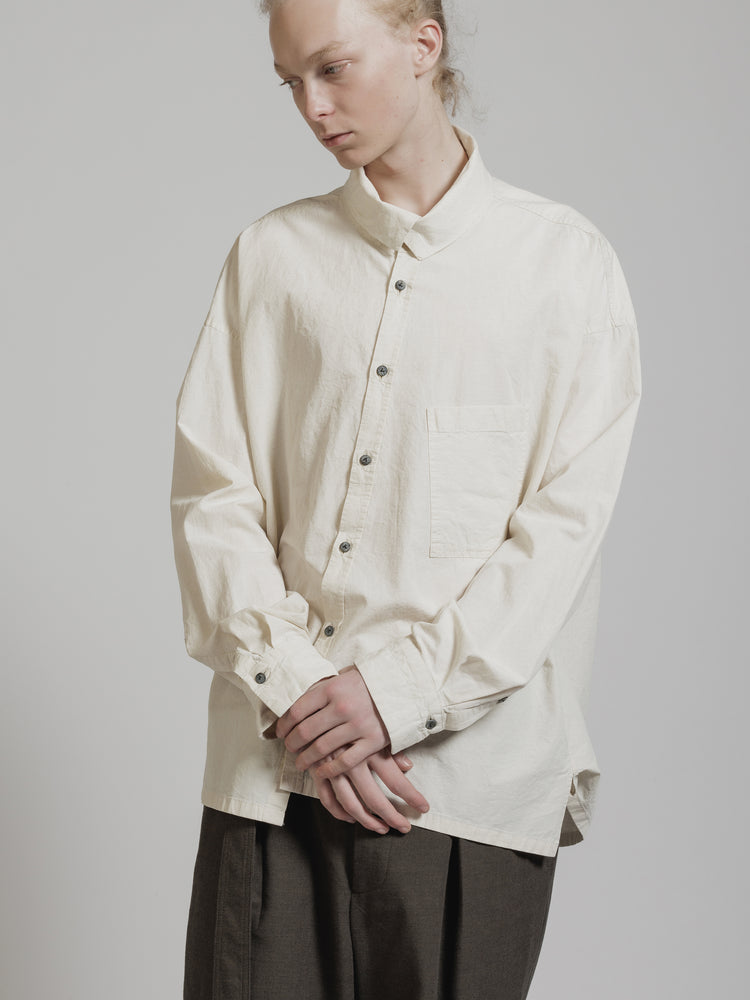 
                  
                    DIAGONAL OPEN HIGH NECK SHIRT
                  
                