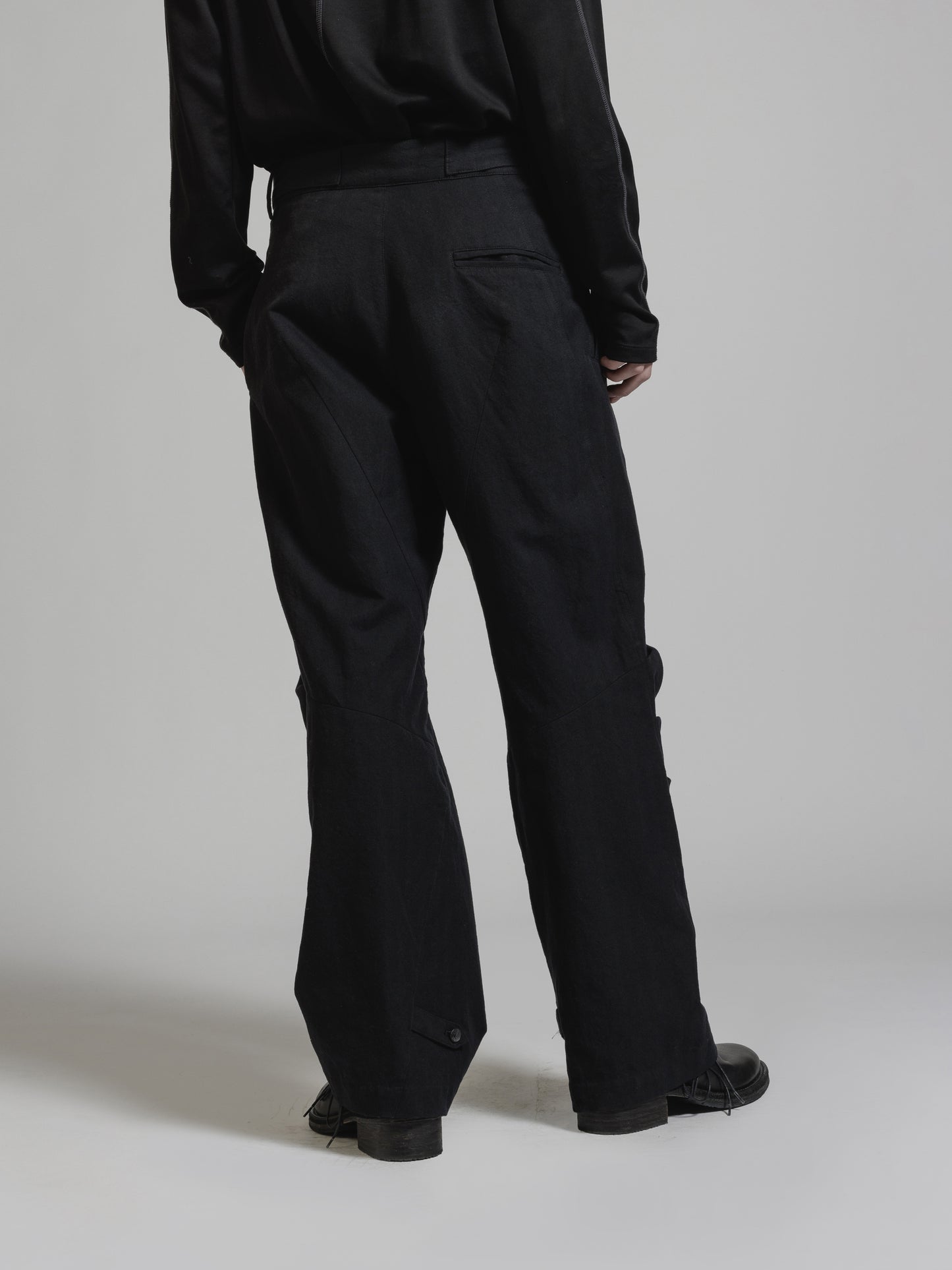 
                  
                    HERRINGBONE WIDE TROUSERS
                  
                