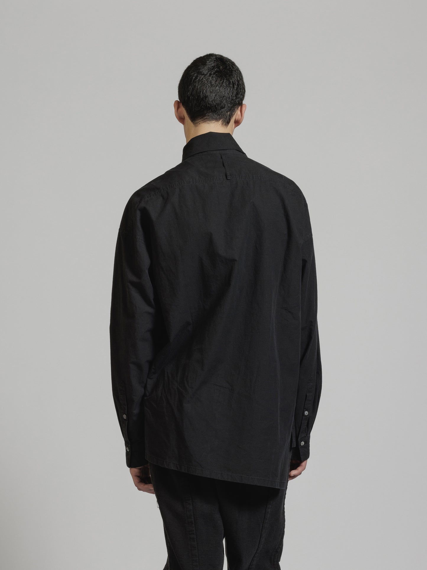 
                  
                    DIAGONAL OPEN HIGH NECK SHIRT
                  
                