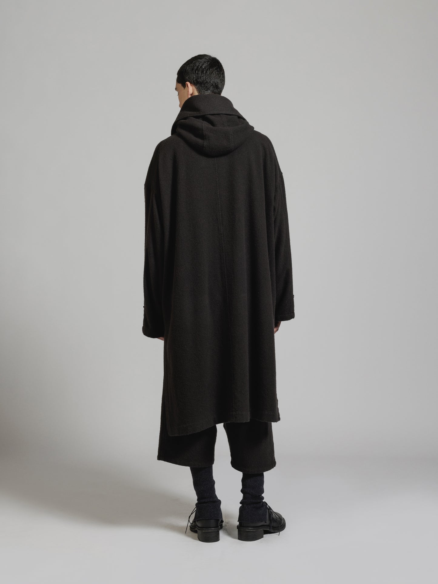 
                  
                    OBJECT DYE WOOL HOODED COAT
                  
                