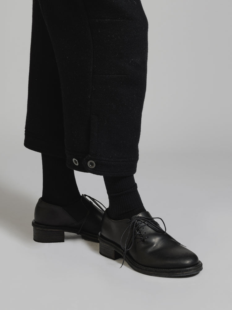 
                  
                    DIAGONAL LACE-UP DERBY SHOES
                  
                