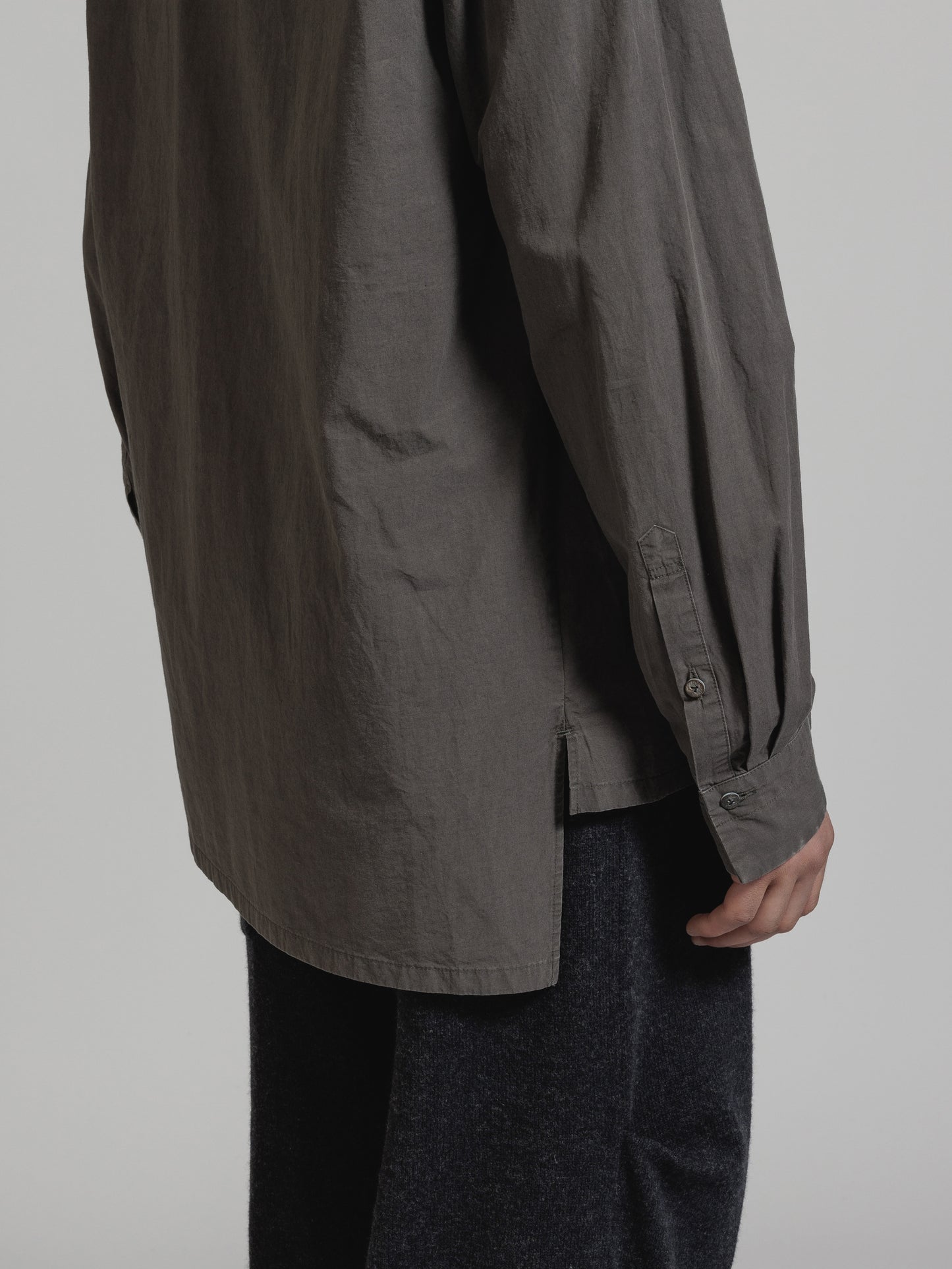 
                  
                    DIAGONAL OPEN HIGH NECK SHIRT
                  
                