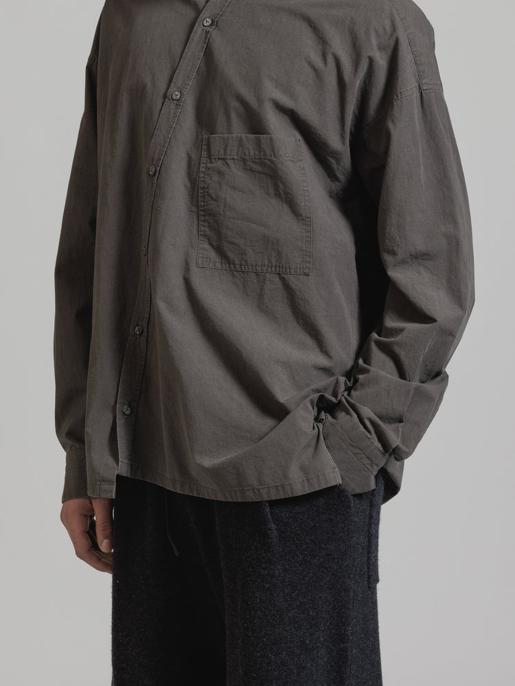 
                  
                    DIAGONAL OPEN HIGH NECK SHIRT
                  
                