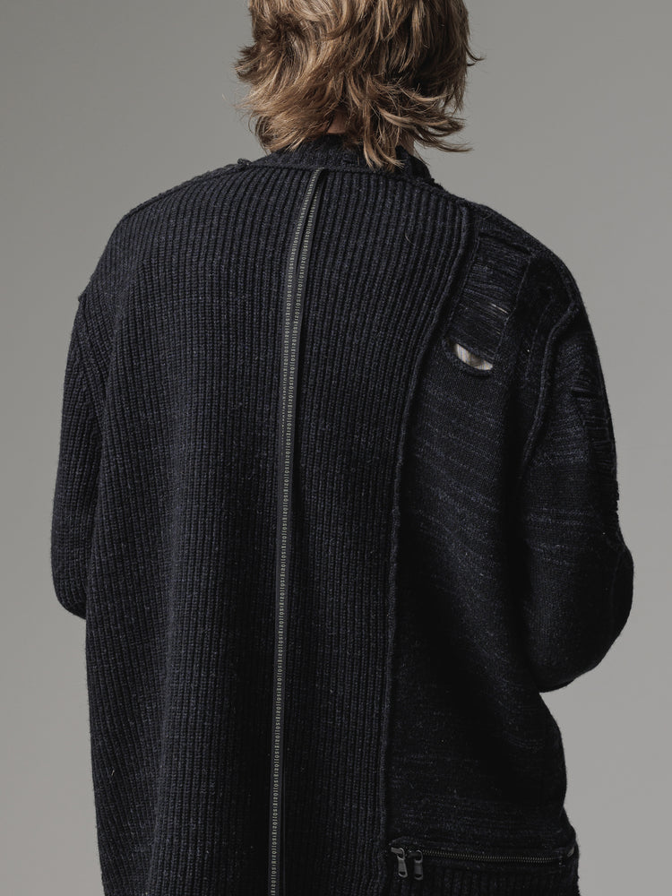 
                  
                    [ISO] combination zip up knit
                  
                