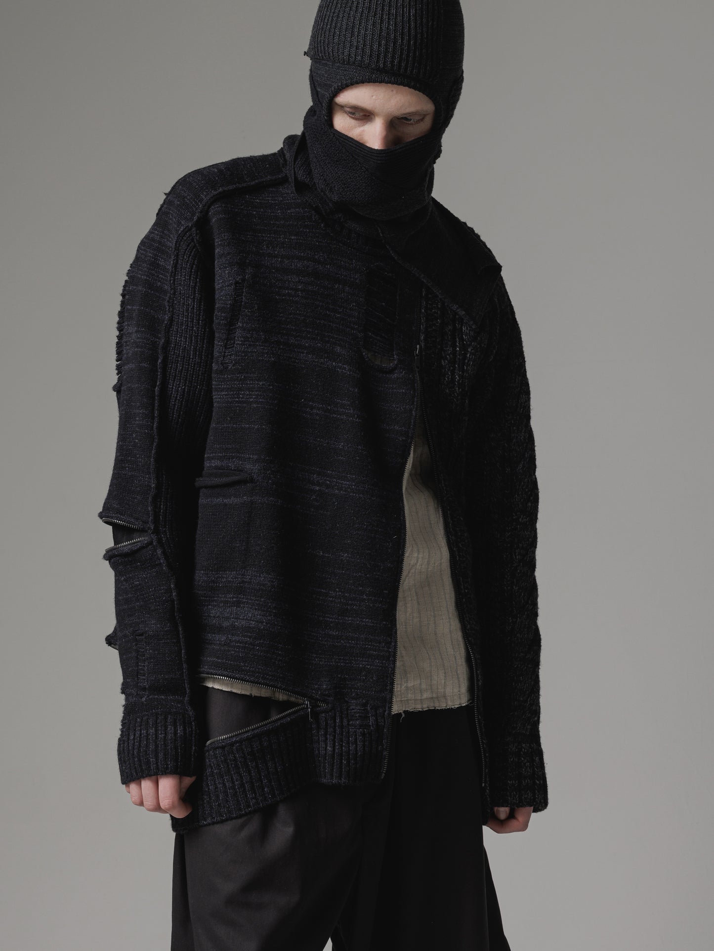 
                  
                    [ISO] combination zip up knit
                  
                