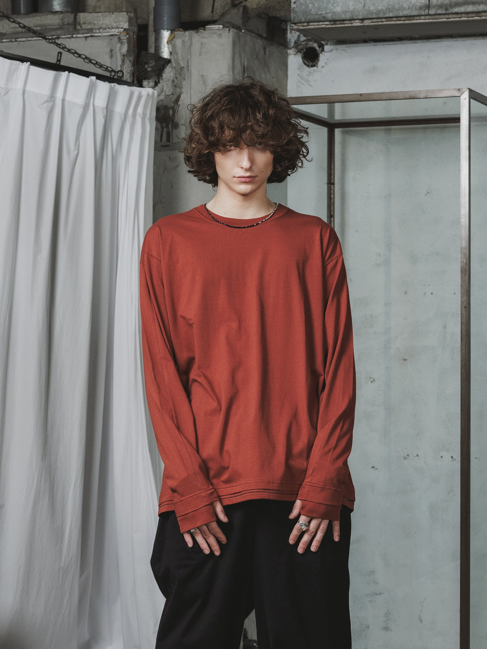 THE VIRIDI-ANNE（ザ ヴィリディアン） TVA EXCLUSIVE LAYERED LONG SLEEVE T-SHIRTS （直営店限定配色ステッチレイヤード長袖Tシャツ） – The Viridi-anne