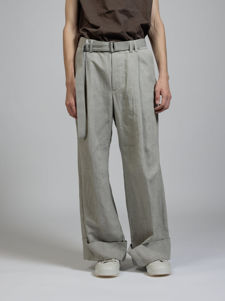 
                  
                    Ink dyed wide trousers
                  
                