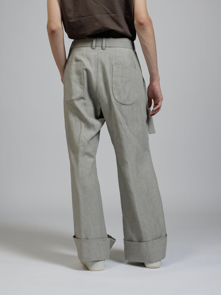 
                  
                    Ink dyed wide trousers
                  
                