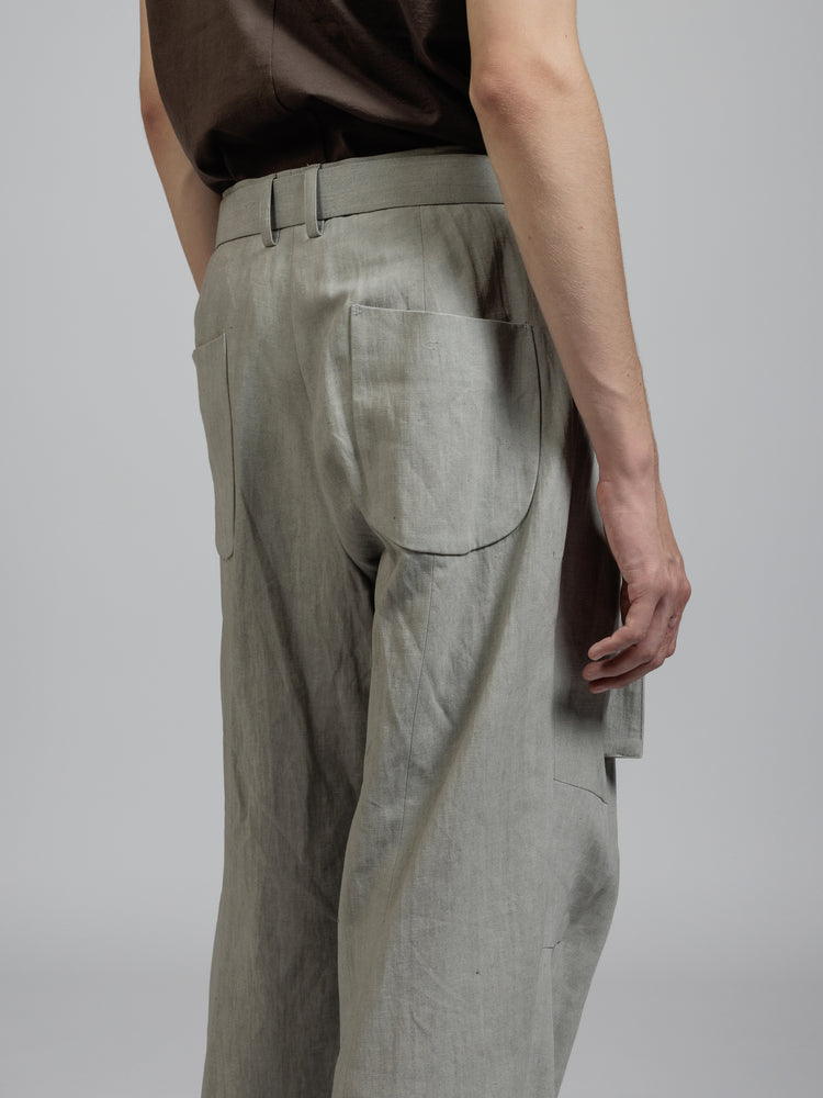 
                  
                    Ink dyed wide trousers
                  
                