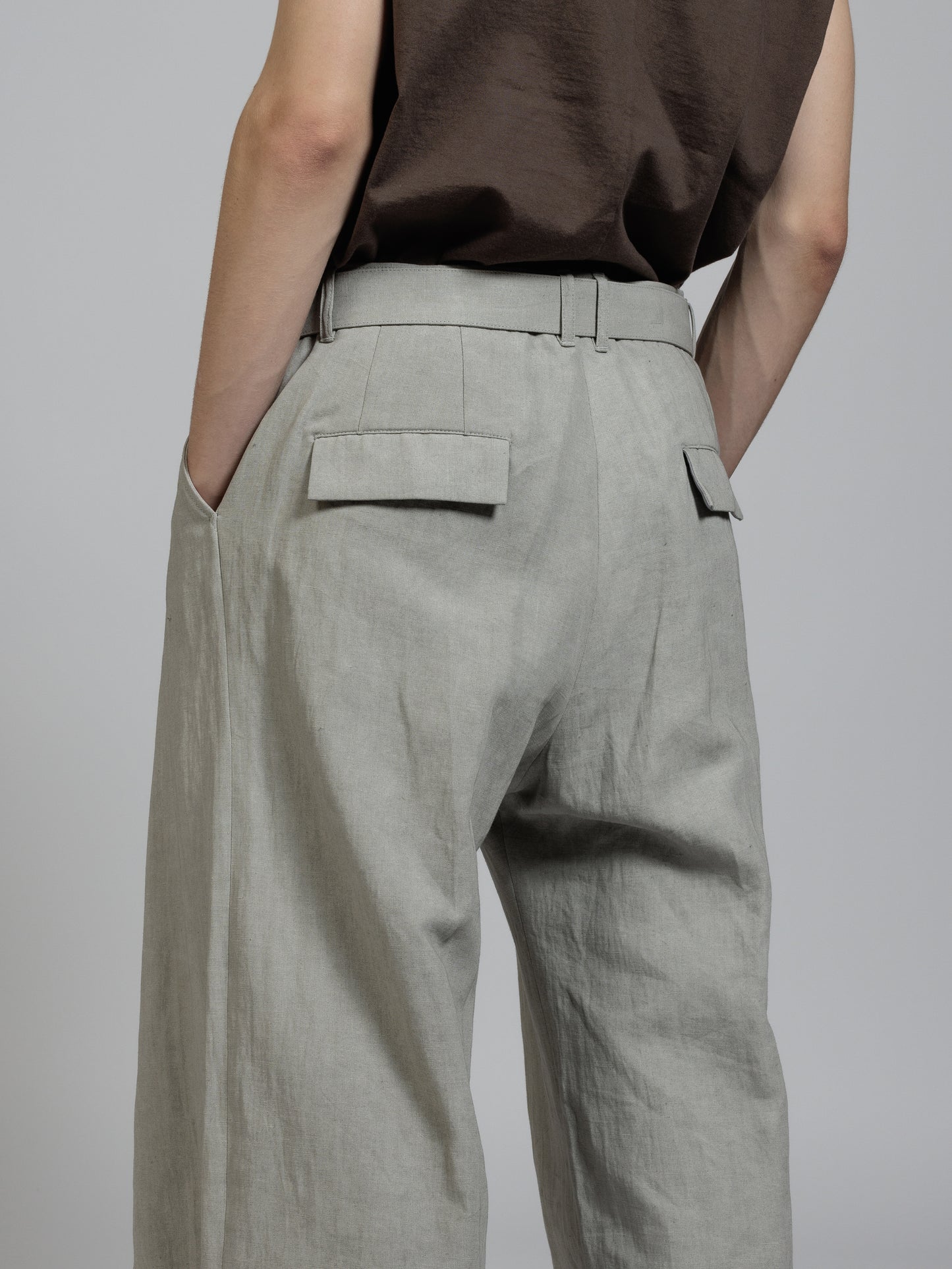 
                  
                    Ink dyed wide half pants
                  
                