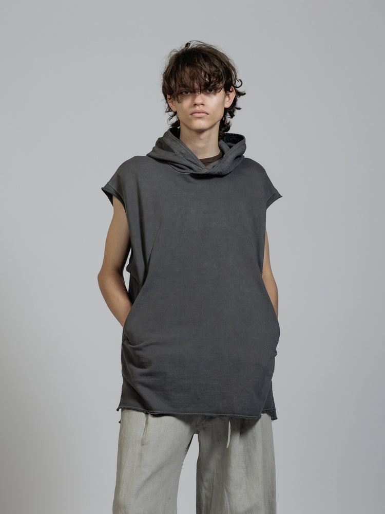 
                  
                    Sweat sleeveless hoodie
                  
                