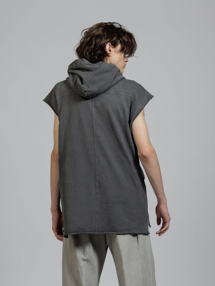 
                  
                    Sweat sleeveless hoodie
                  
                