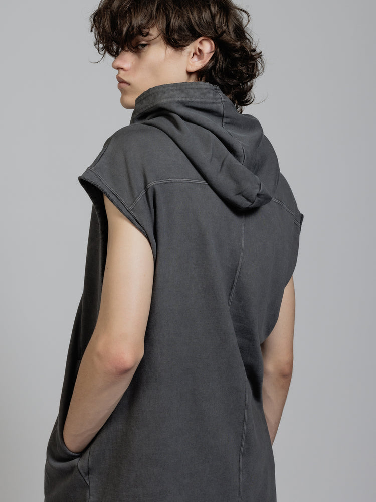 
                  
                    Sweat sleeveless hoodie
                  
                