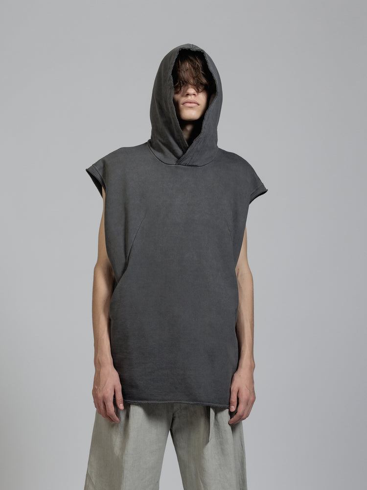 
                  
                    Sweat sleeveless hoodie
                  
                