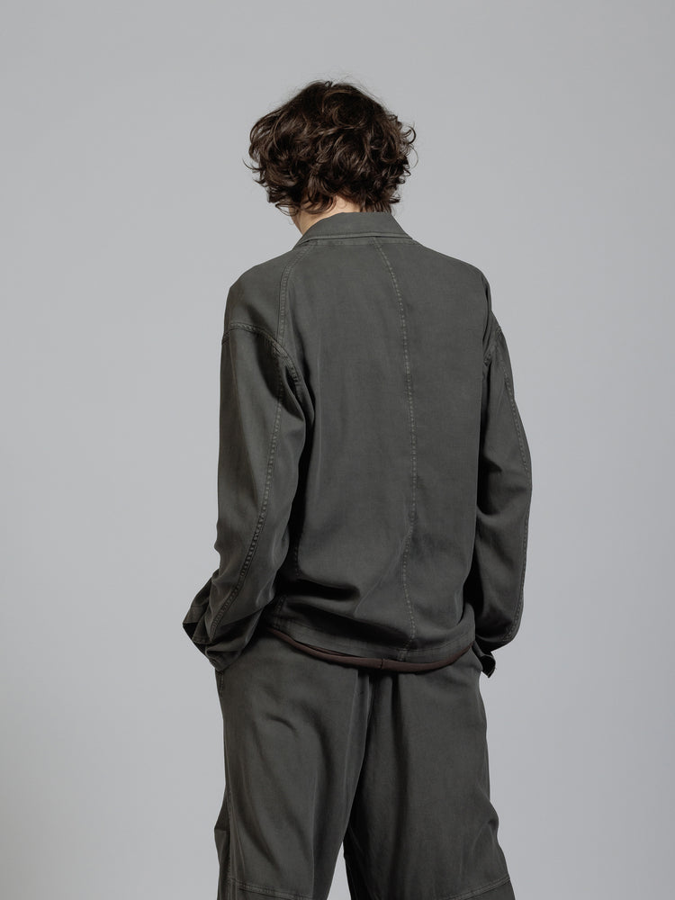 
                  
                    Twill object dyed blazer
                  
                