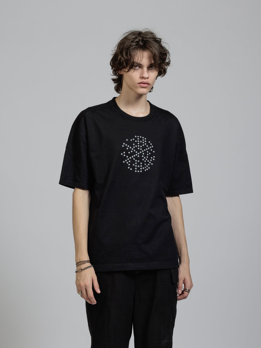 Object dyed printed T-shirt