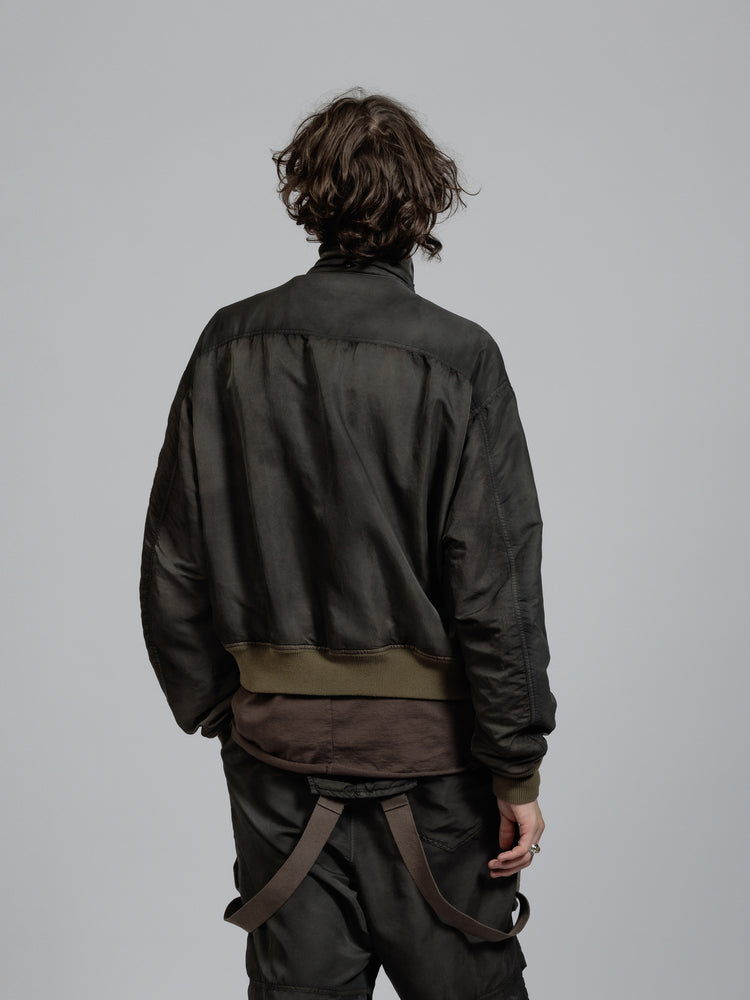 
                  
                    Nylon object dyed Bomber jacket
                  
                