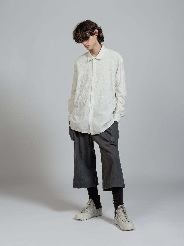 
                  
                    Sweat cropped wide-pants
                  
                