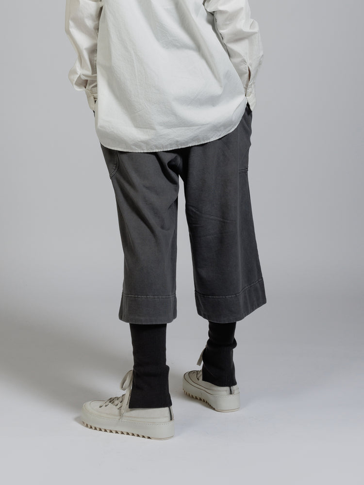 
                  
                    Sweat cropped wide-pants
                  
                