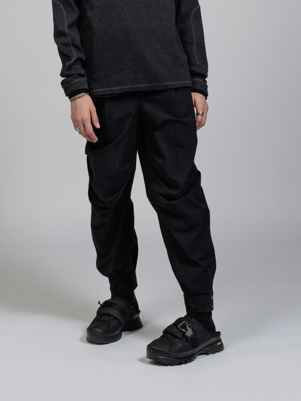 Ripstop cuffed pants