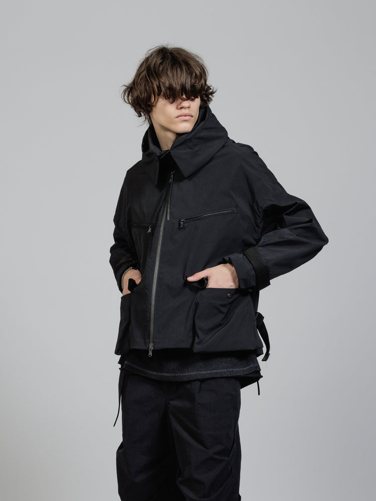 
                  
                    Water-repellent hooded jacket
                  
                