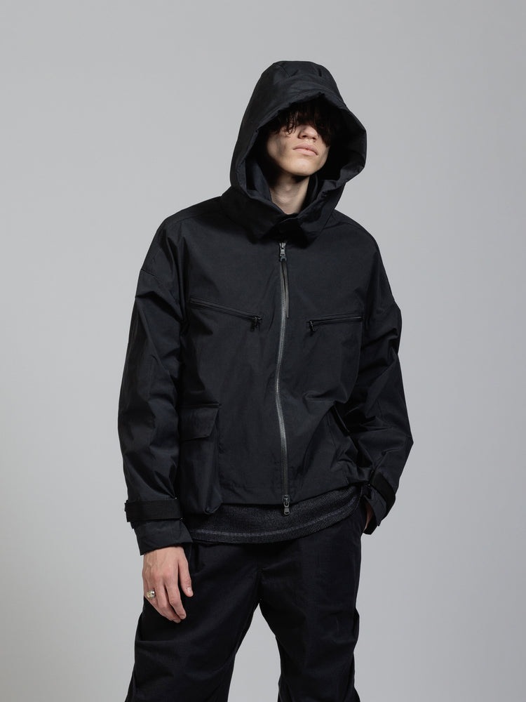 
                  
                    Water-repellent hooded jacket
                  
                