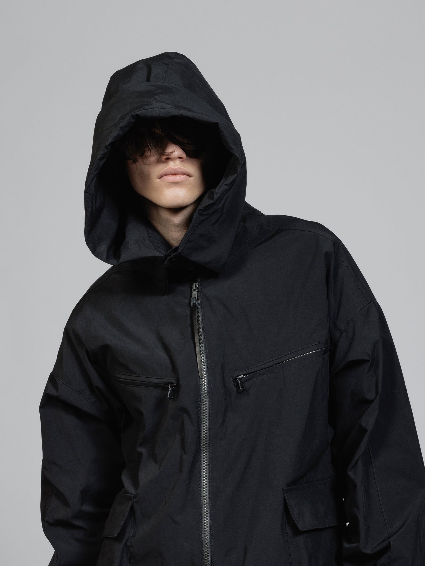 
                  
                    Water-repellent hooded jacket
                  
                