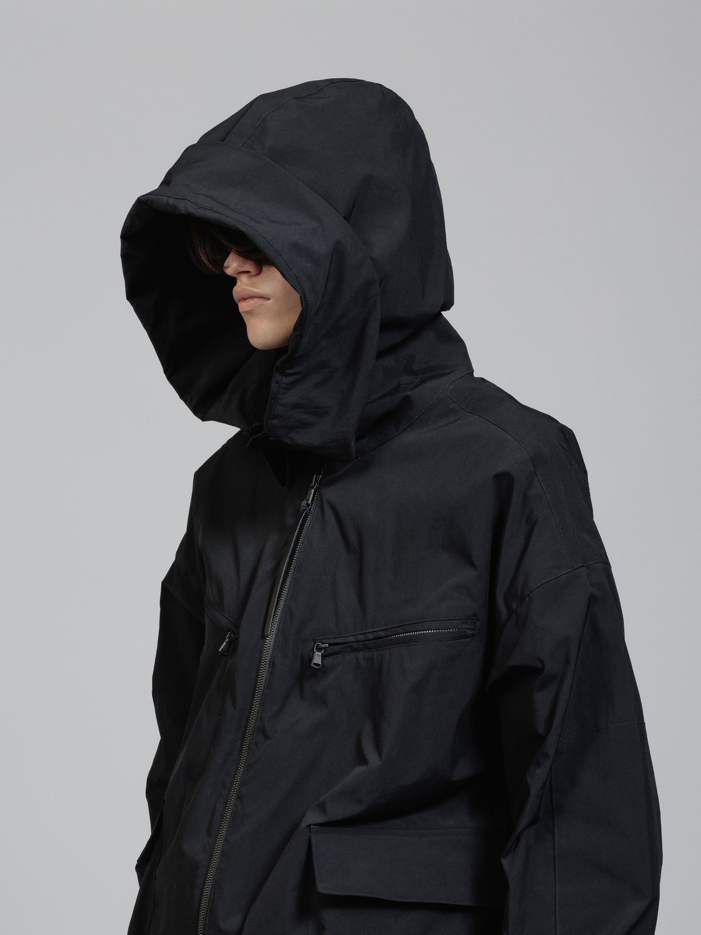 
                  
                    Water-repellent hooded jacket
                  
                