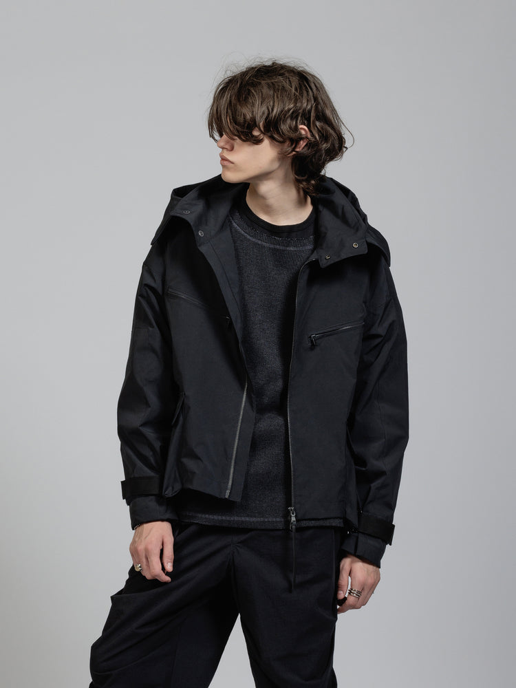 
                  
                    Water-repellent hooded jacket
                  
                