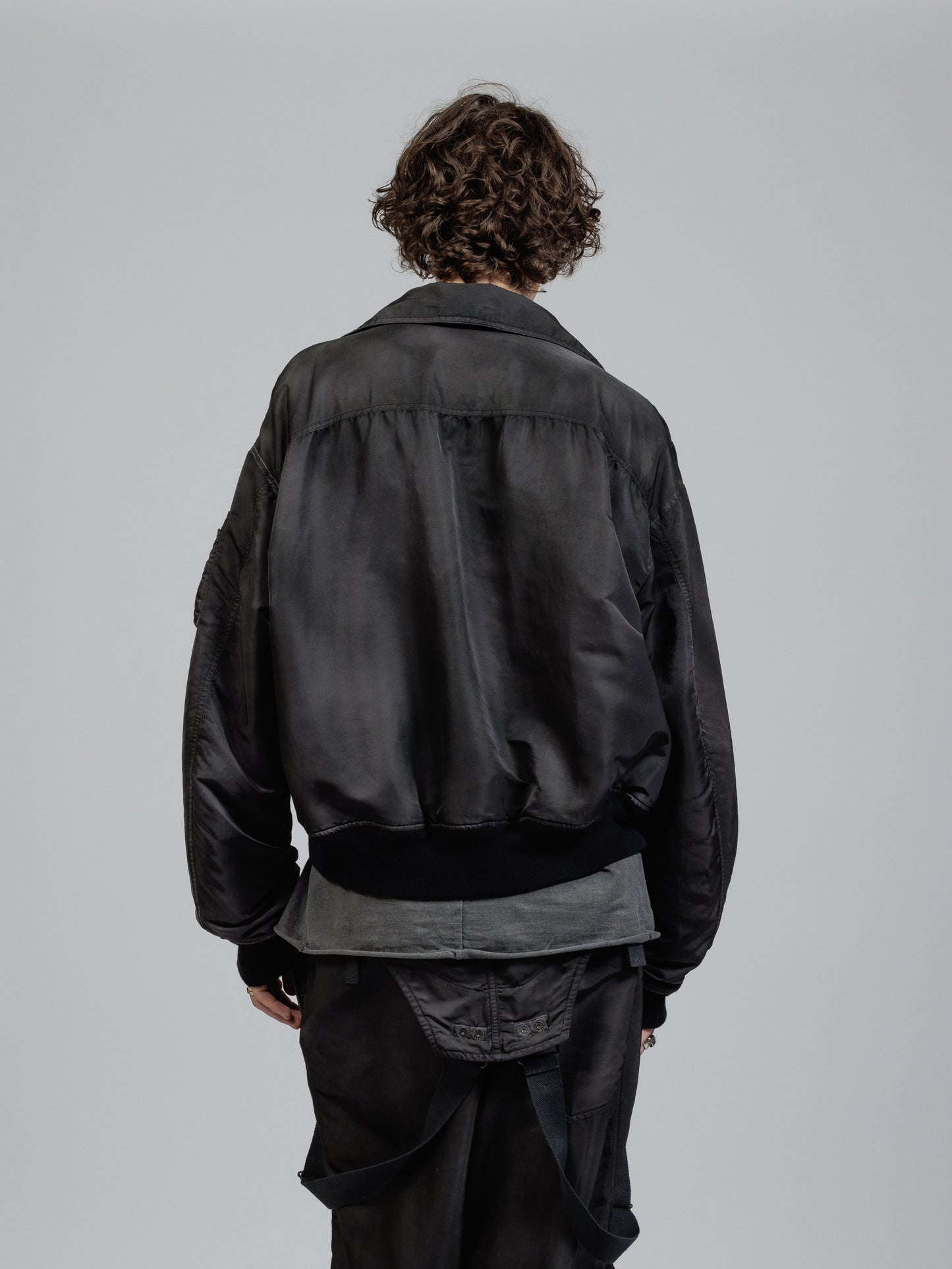 
                  
                    Nylon object dyed Bomber jacket
                  
                