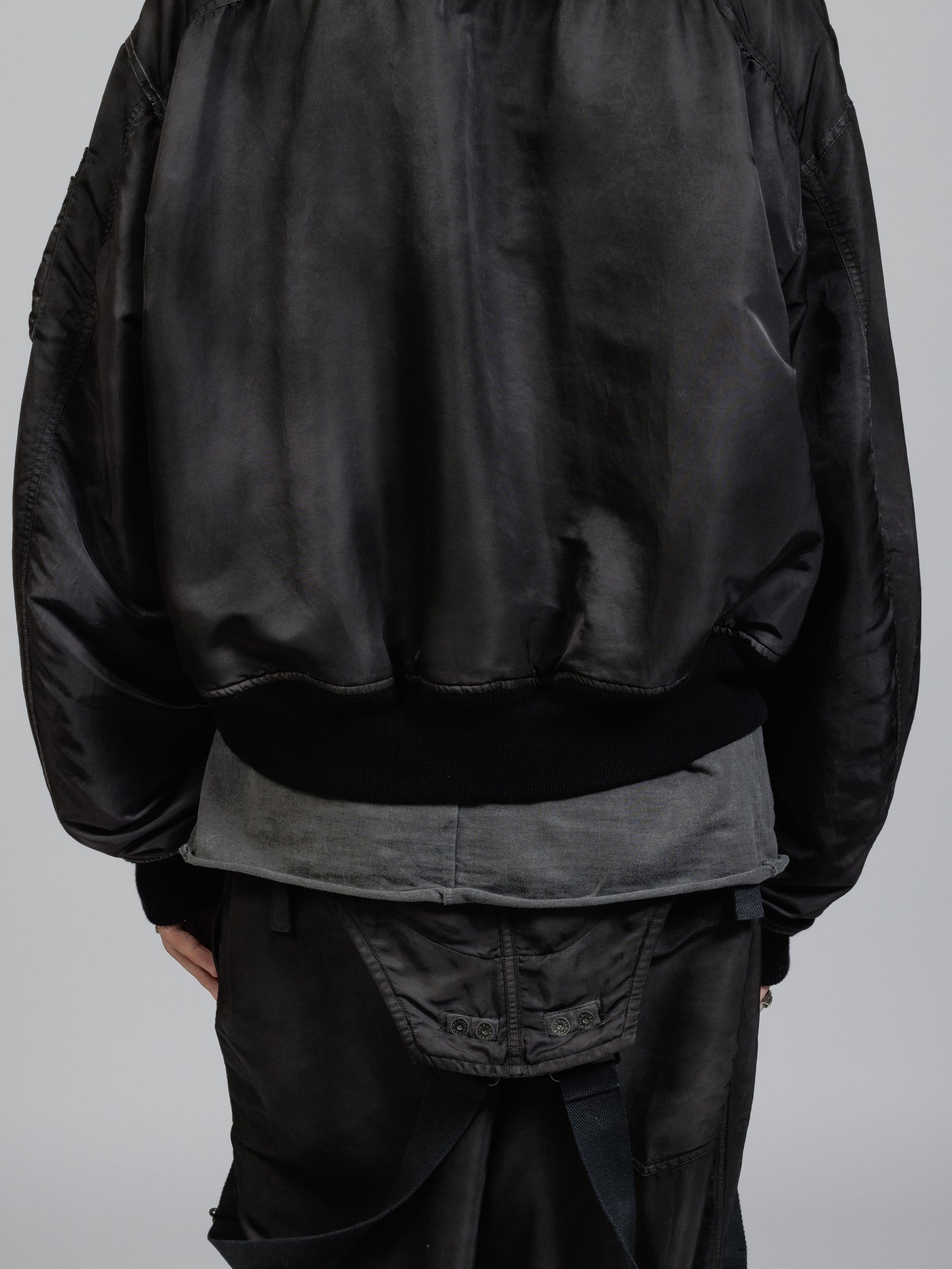 
                  
                    Nylon object dyed Bomber jacket
                  
                