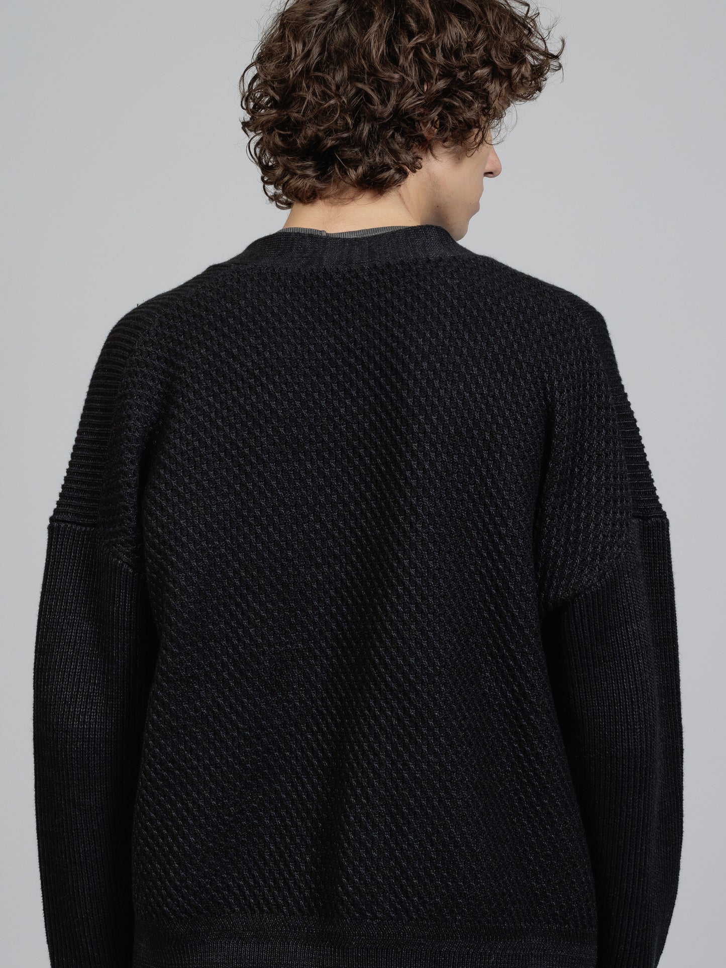 
                  
                    Four-pocket knit jacket
                  
                