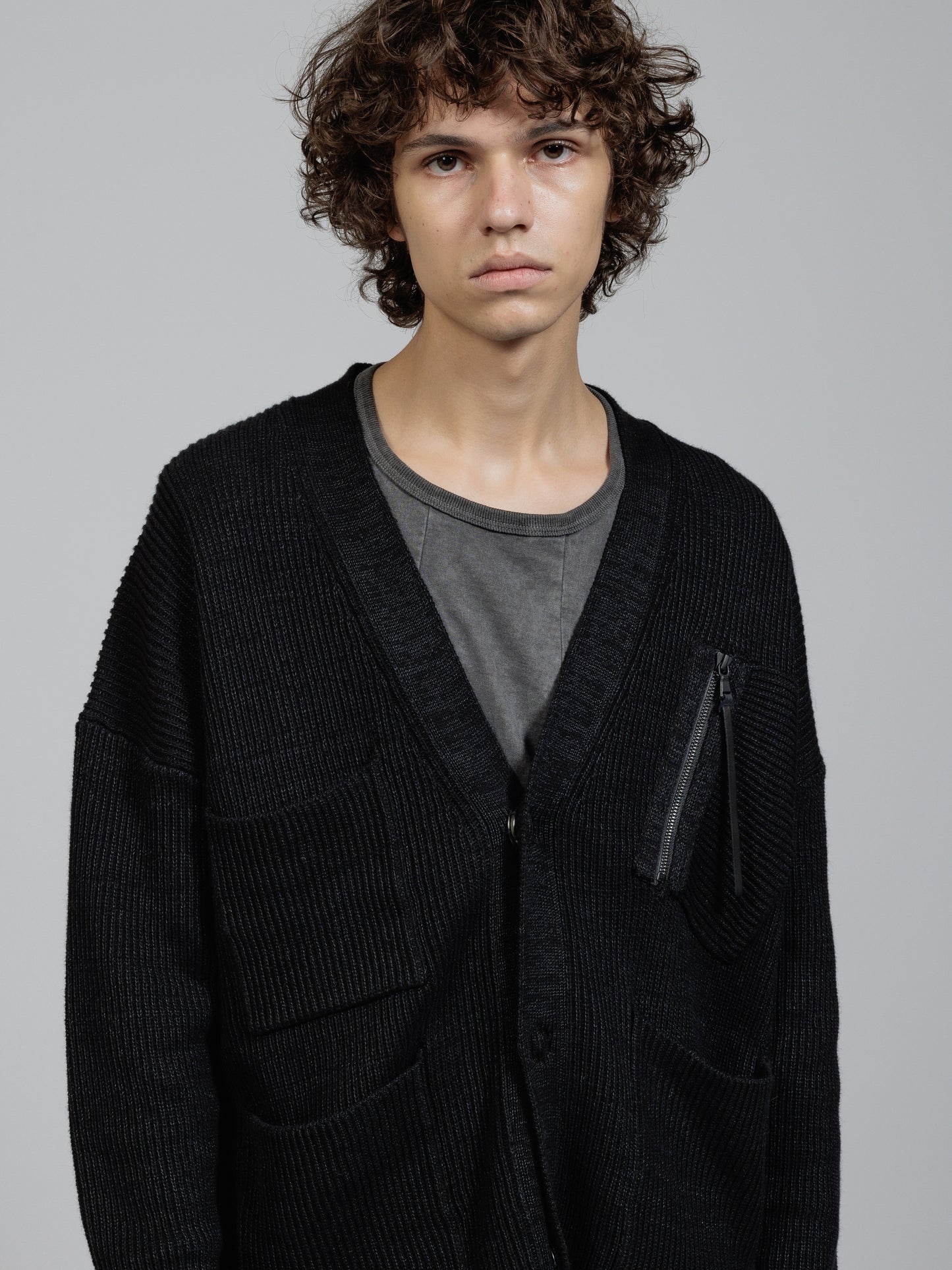 
                  
                    Four-pocket knit jacket
                  
                