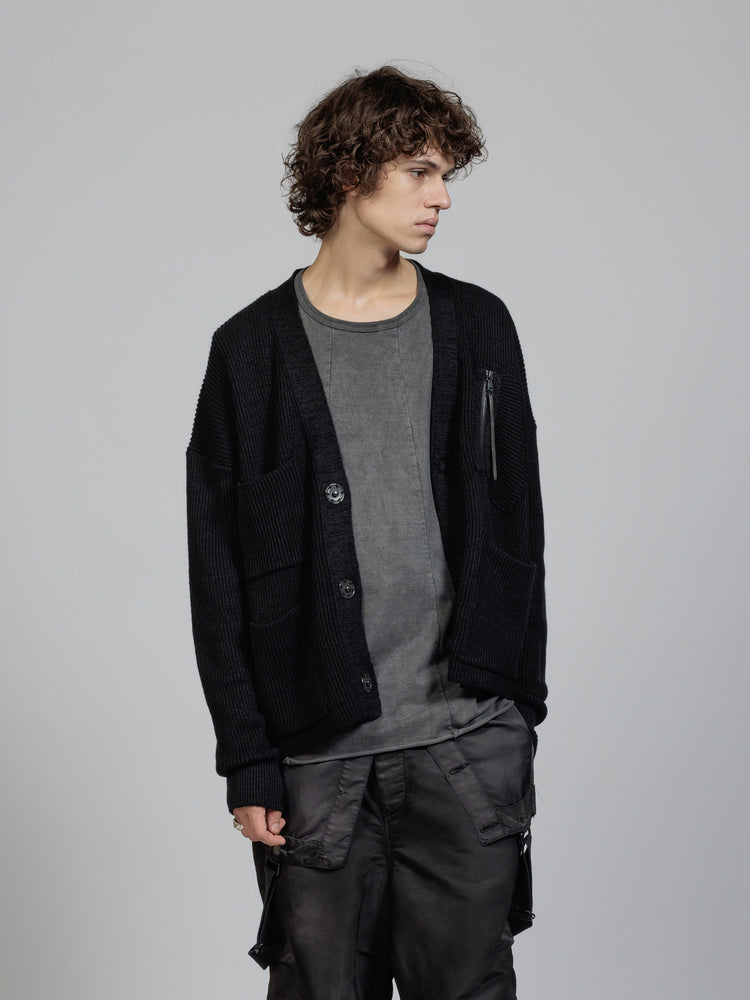 
                  
                    Four-pocket knit jacket
                  
                