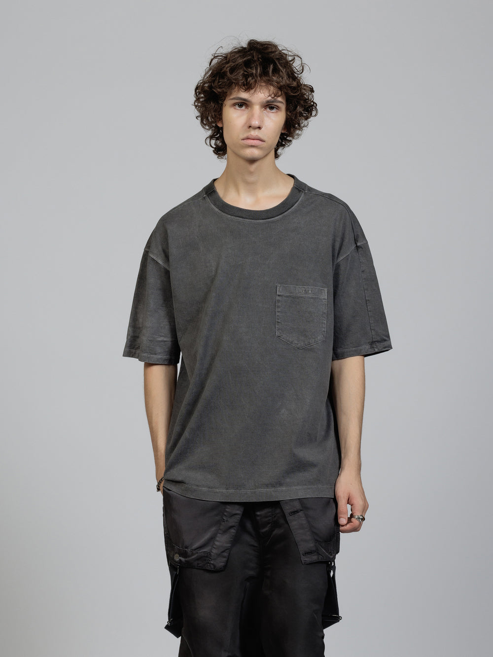 Object dyed pocket T-shirt