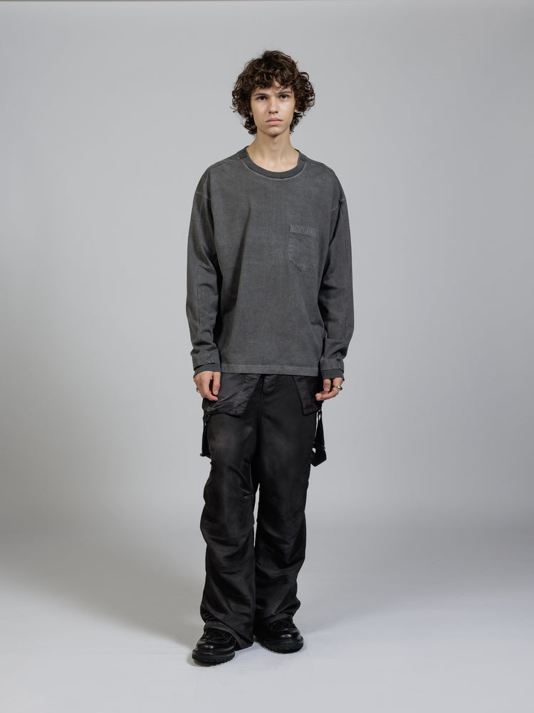 
                  
                    Object dyed pocket long sleeve T-shirt
                  
                