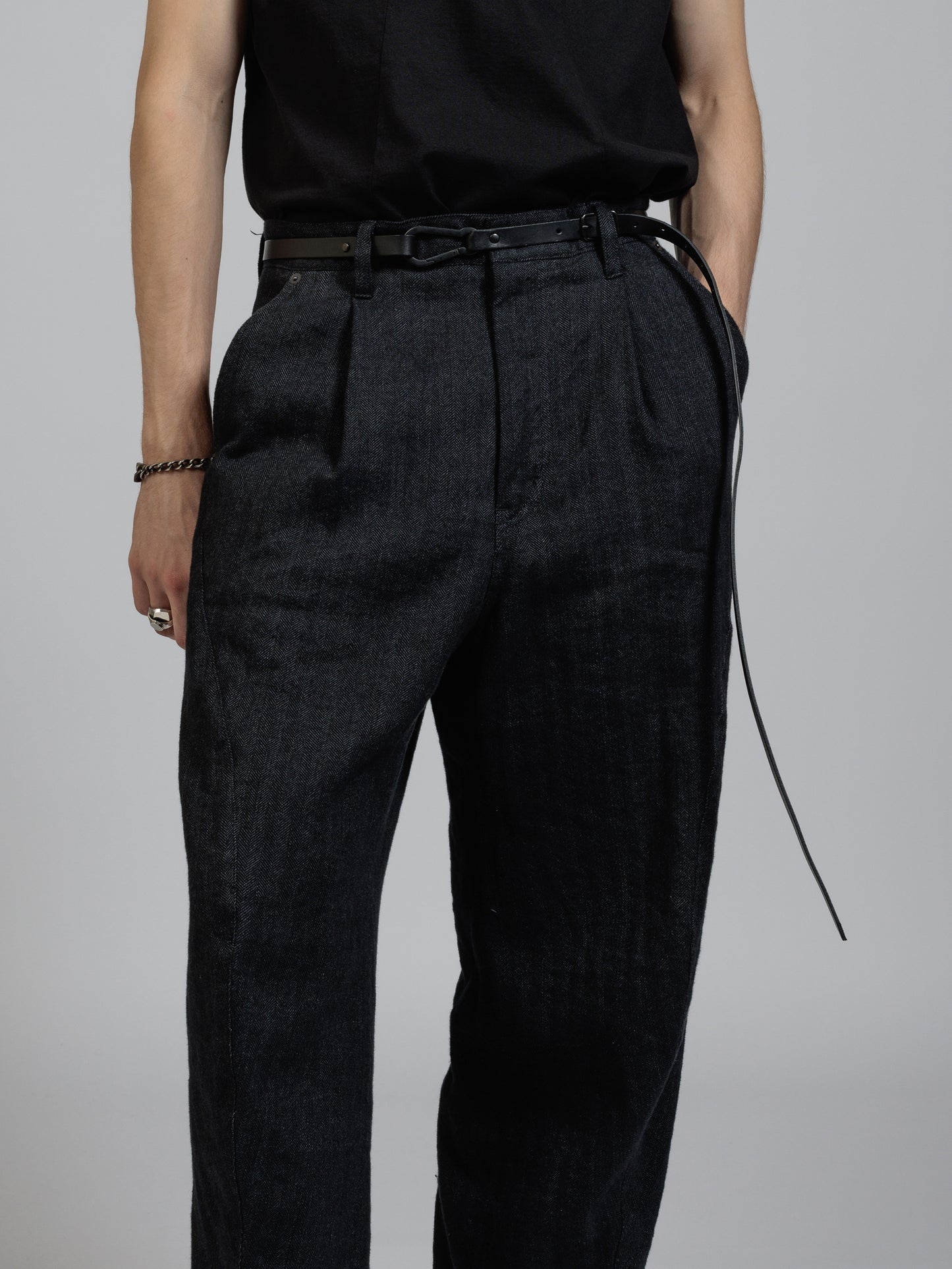 
                  
                    Herringbone trousers
                  
                