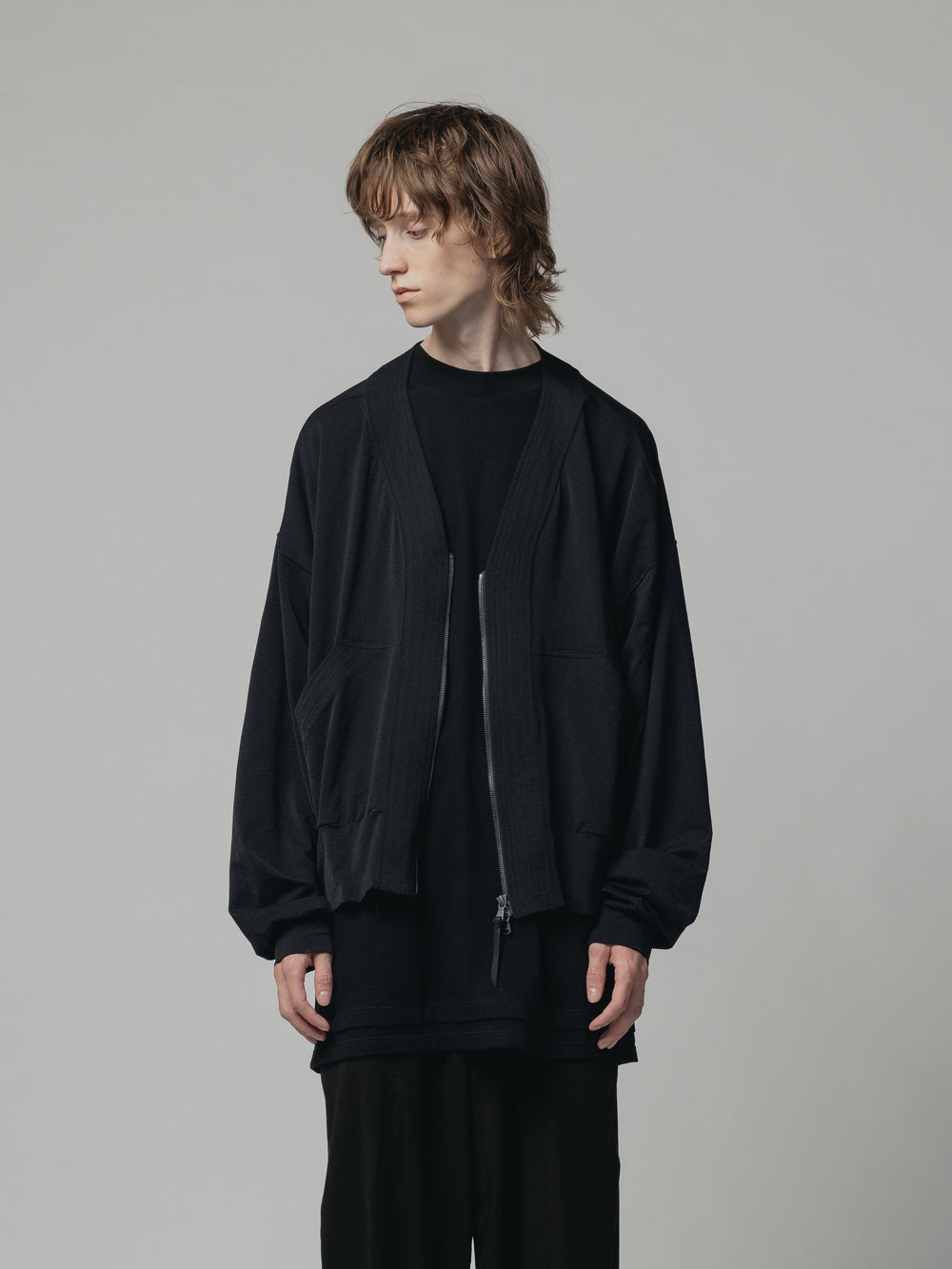 THE VIRIDI-ANNE（ザ ヴィリディアン） TVA 24SS NYLON SMOOTH ZIP-UP 