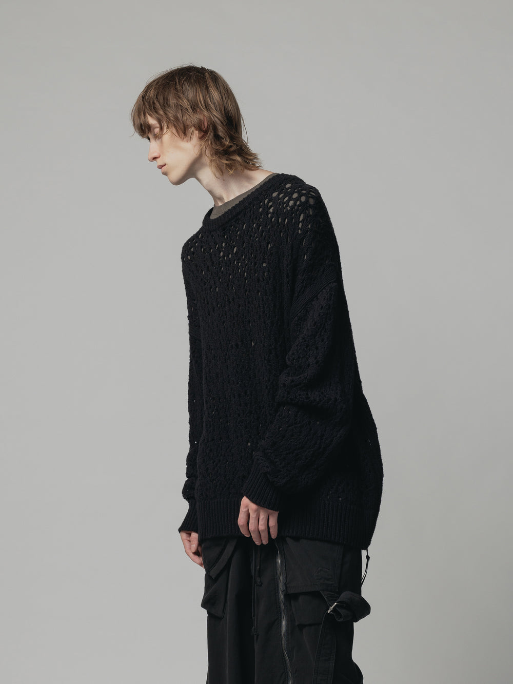 THE VIRIDI-ANNE（ザ ヴィリディアン） TVA 24SS MESH SWEATER