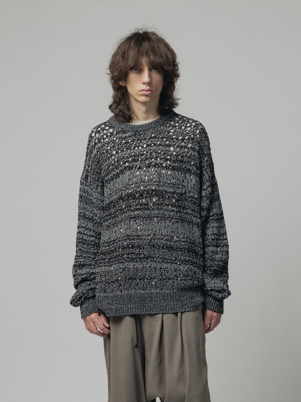 THE VIRIDI-ANNE（ザ ヴィリディアン） TVA 24SS MESH SWEATER ...