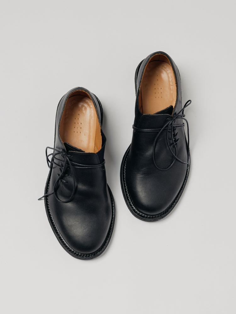 
                  
                    DIAGONAL LACE-UP DERBY SHOES
                  
                