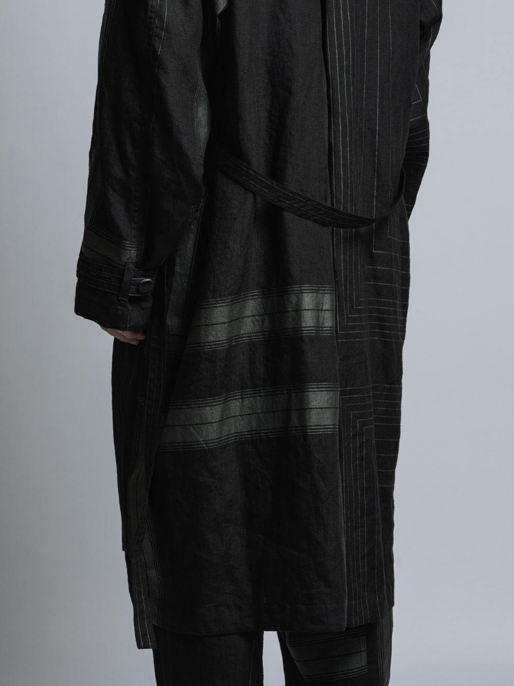 THE VIRIDI-ANNE （ザ ヴィリディアン）TVA 21SS PRINTED LINEN COAT